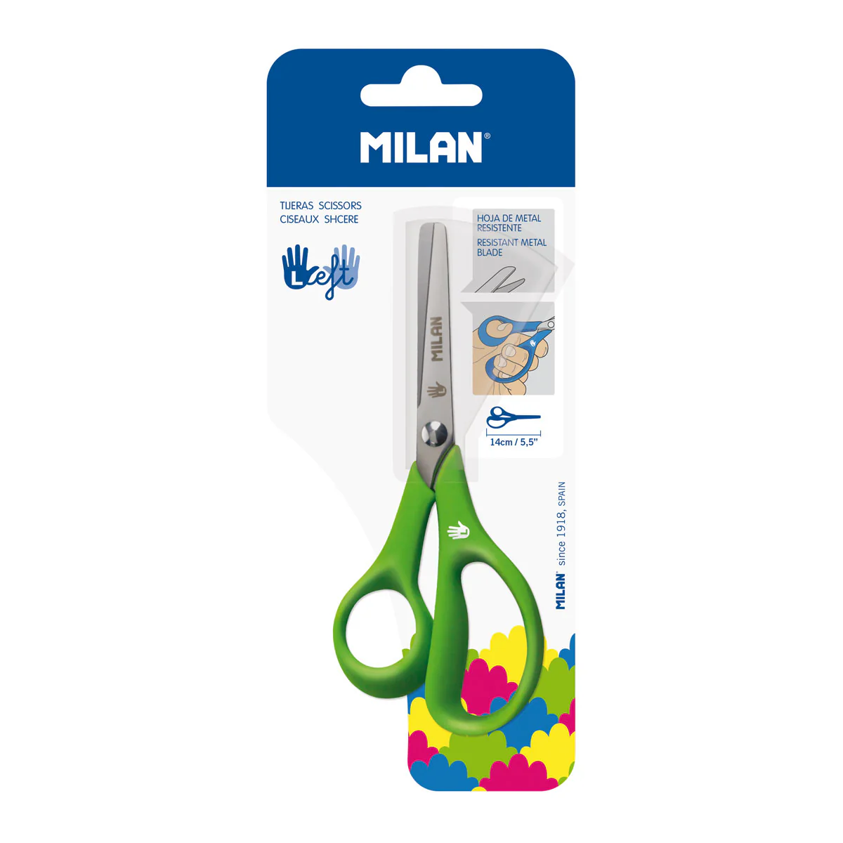 Milan Left Hand 140mm Scissors - Nail Gallerys