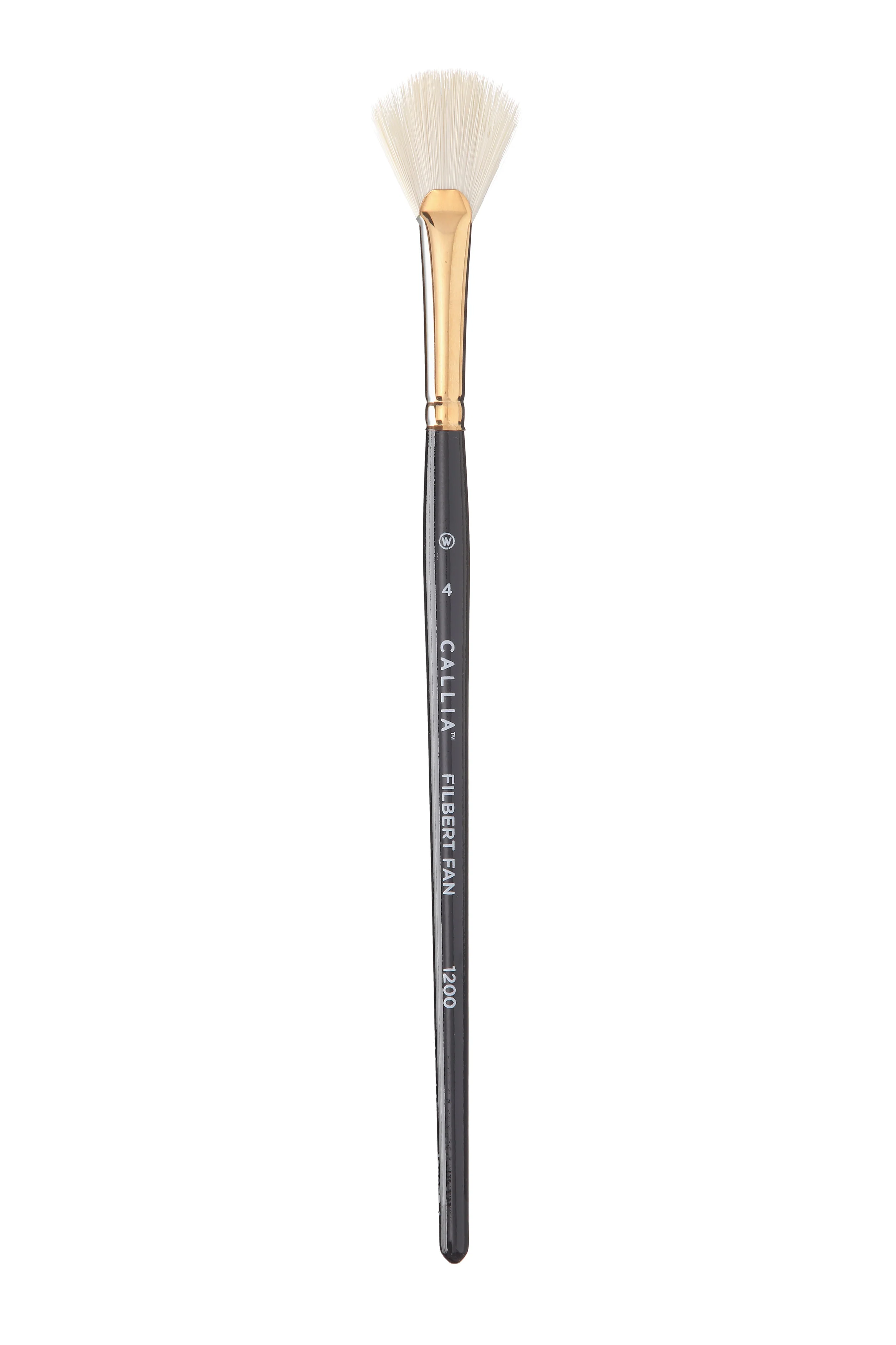 Willow Wolfe Callia Filbert Fan Synthetic Bristle Brushes - Nail Gallerys