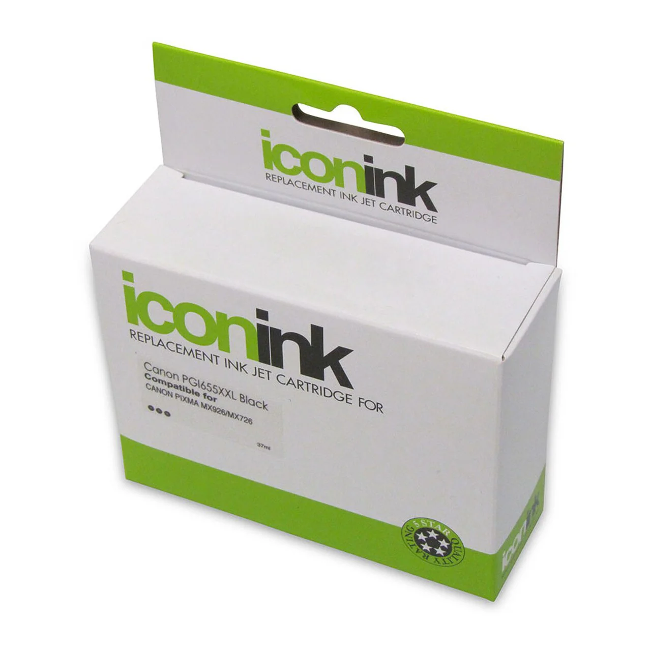 Icon Compatible Canon Pgi 655xxl Black Ink Cartridge - Nail Gallerys