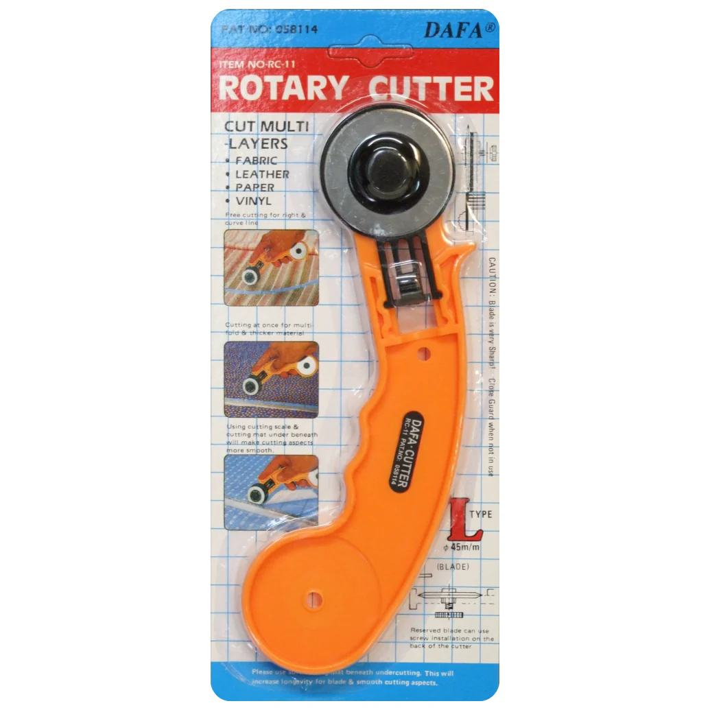 Dafa Rotary Roller Cutter With Blade 45mm - Nail Gallerys