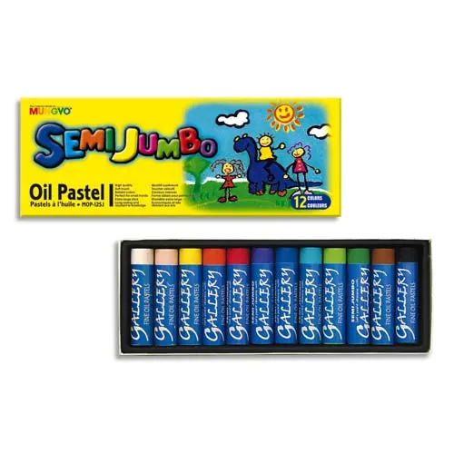 Mungyo Gallery Junior Jumbo Oil Pastel - Set Of 12 - Nail Gallerys