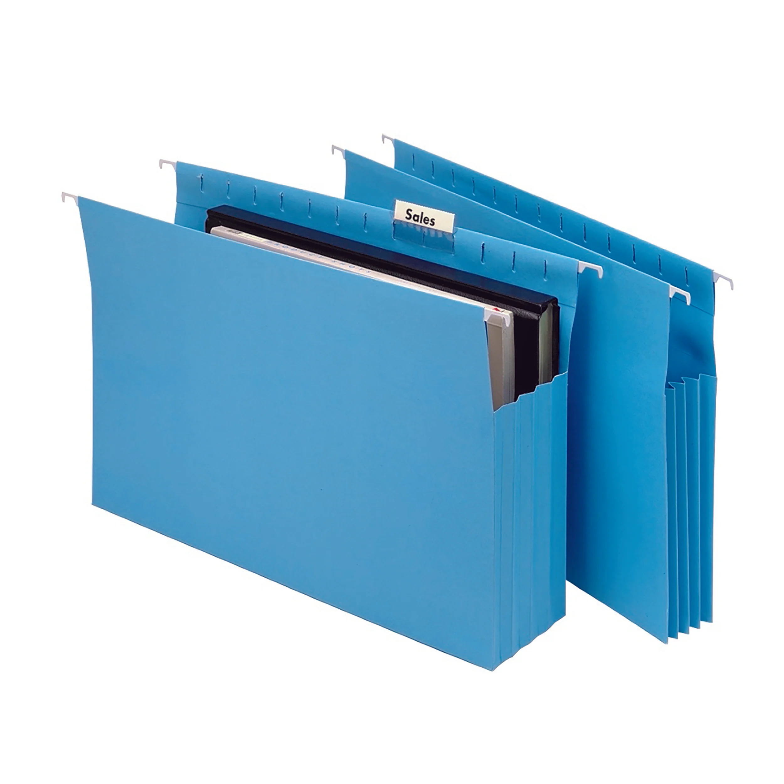 Marbig Expanding Suspension Files Complete Blue Pack Of 20 - Nail Gallerys