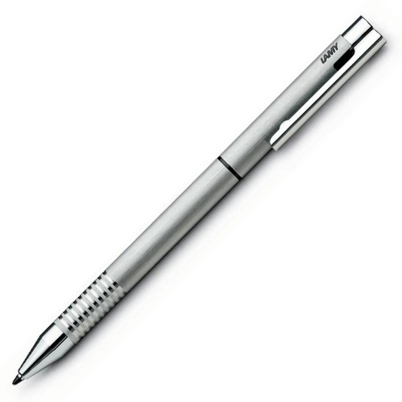 Lamy Logo 606 Brushed Steel Twin Pen - Nail Gallerys