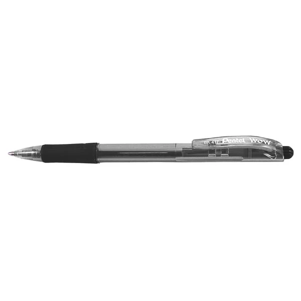 Pentel Wow Ball Point Pen Retractable 0.7mm - Pack Of 12 - Nail Gallerys