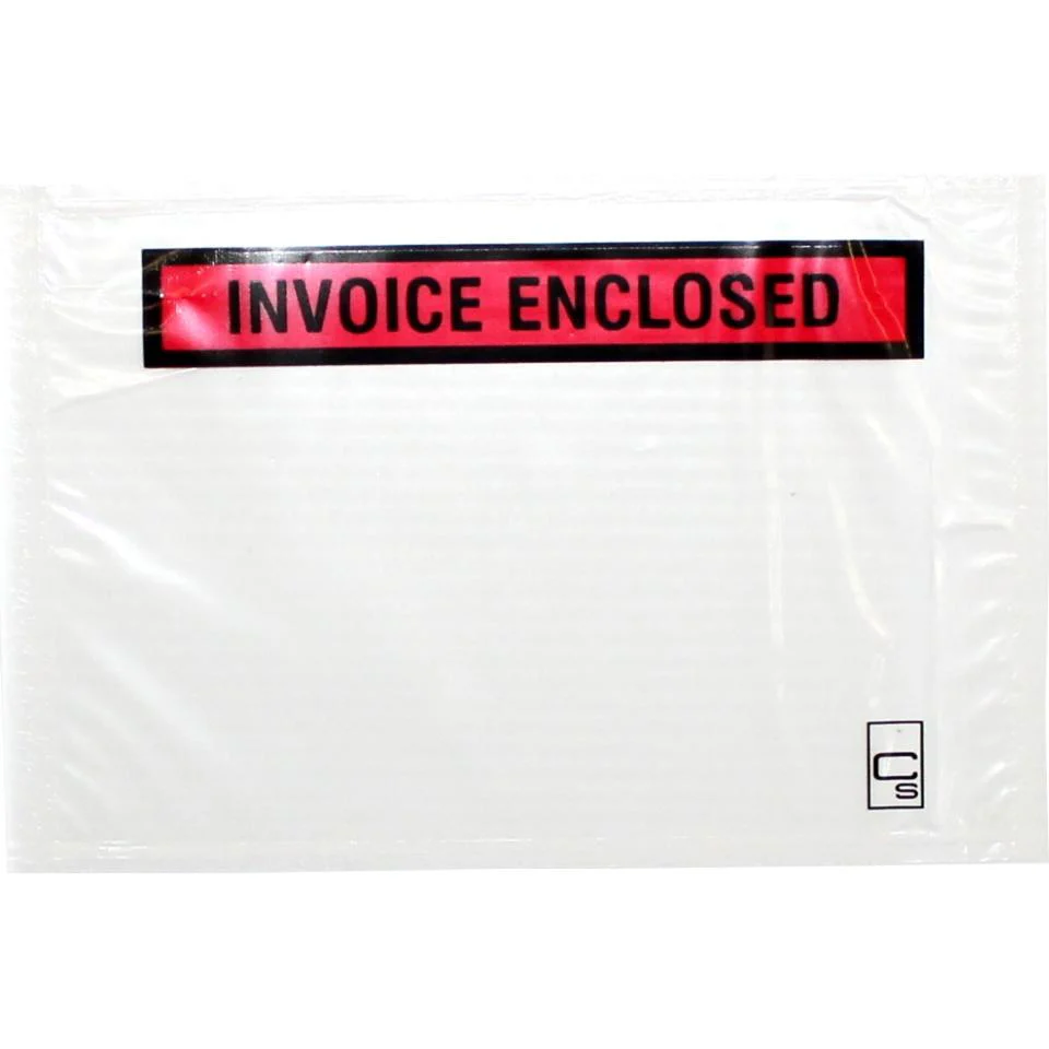 Cumberland Labelopes Invoice Enclosed 155x115mm 100 Packet - Nail Gallerys