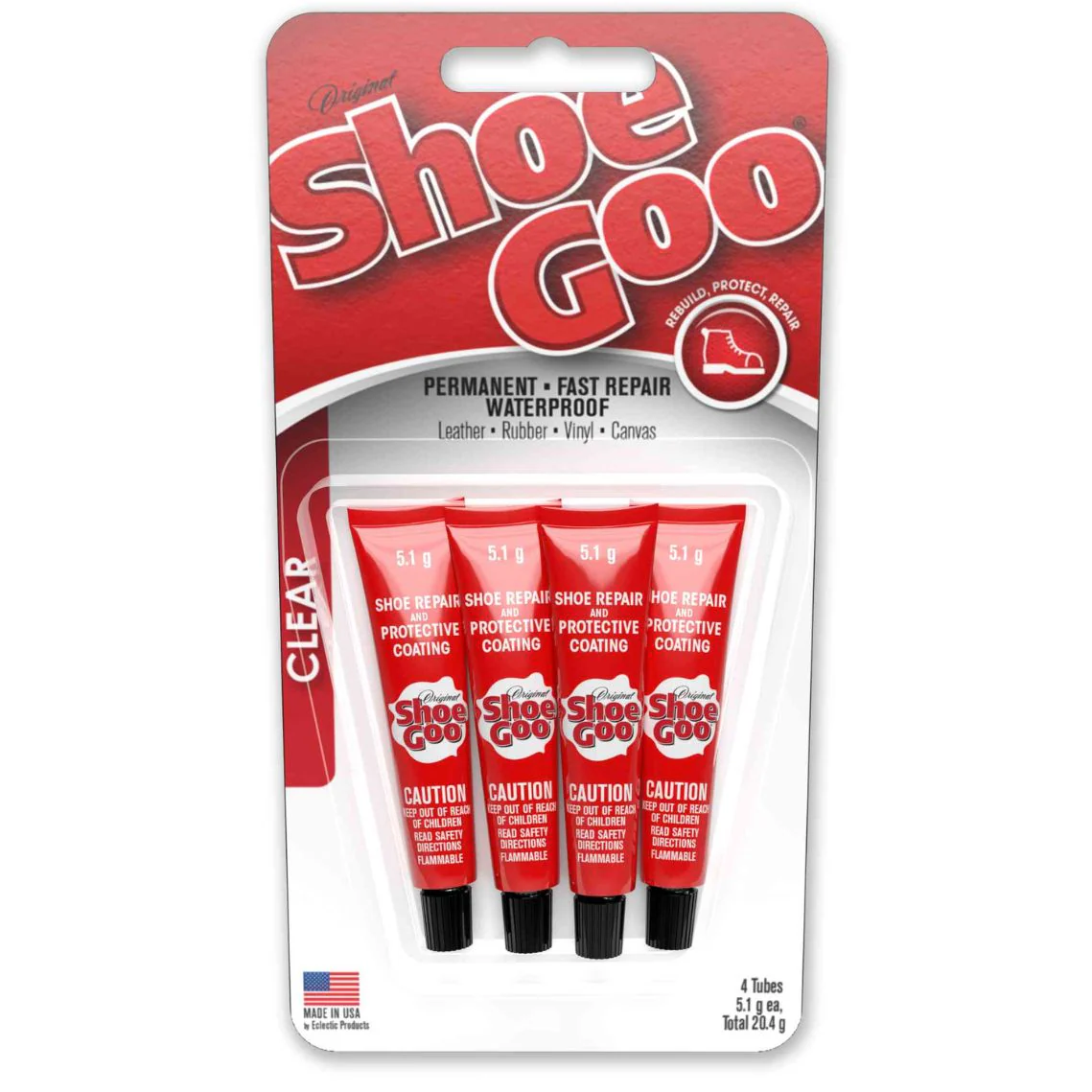 E6000 Shoe Goo Clear 5.3ML Mini Set of 4 - Nail Gallerys