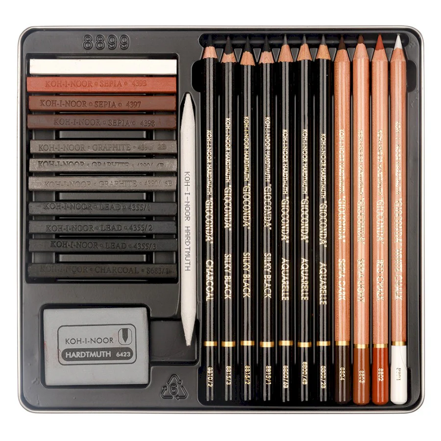 Koh-I-Noor Gioconda 24 Piece Artist Sketching Sets - Nail Gallerys