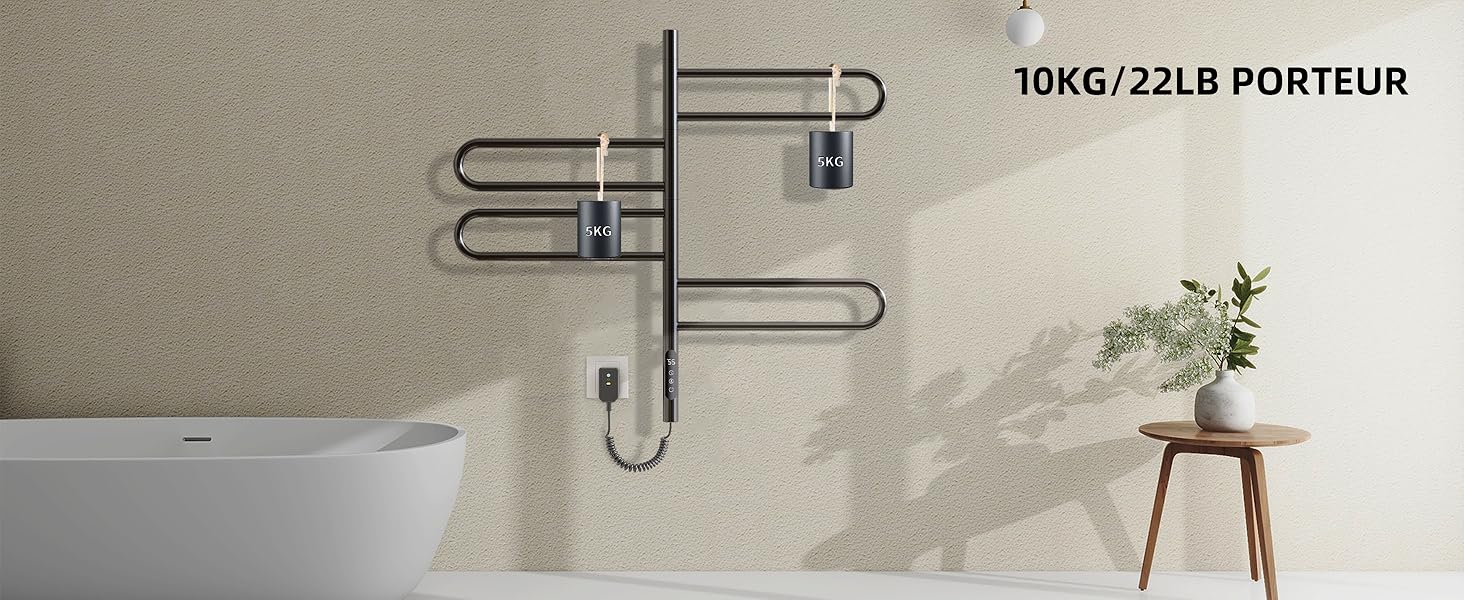 porte-serviettes électrique