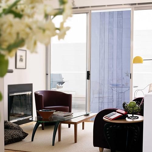 MOREL Rideau portière moustiques Arles 4bandes 100x220 - Nail Gallerys