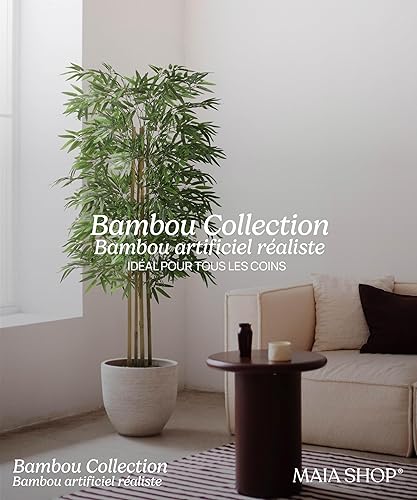 Maia Shop | Bambou Artificiel | Plantes Artificielles Interieur | Plante Artificielle | Mesures: 150 x 70 cm | Fausse Plante | Arbre Artificiel | Décoration - Nail Gallerys