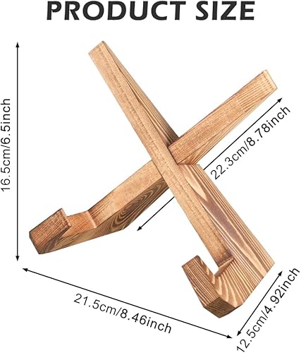 Support de livre de cuisine, en bois, support de recettes, support de recettes pour cuisine, iPad, tablette, décoration vintage - Nail Gallerys