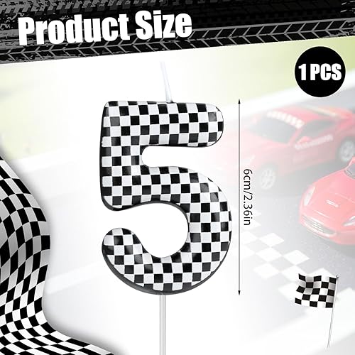 Bougies d'Anniversaire Forme Chiffres de Course, Décorations Gâteaux d'Anniversaire Décorations Cupcakes en Forme Chiffres pour Décoration fête de Course Fournitures fête à Thème (0) - Nail Gallerys