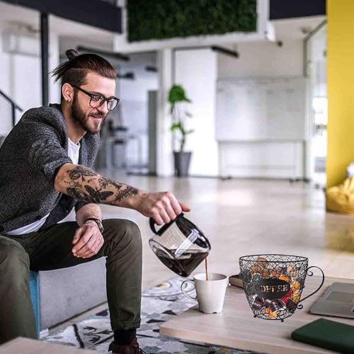 QUTHZZHY Panier à café, porte-capsule, plusieurs capsules, boîte de rangement, paniers à café pour la cuisine, accessoire parfait pour le café.. - Nail Gallerys