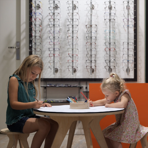 La Drawin'table chez un opticien