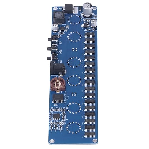 IN14 Nixie Tube Clock, Kit de Bricolage D'Horloge à Tube Lumineux, Kit de Bricolage D'Horloge à Tube Lumineux Haute Précision IN14 Nixie Tube Clock Pièces de Bricolage DC12V pour - Nail Gallerys