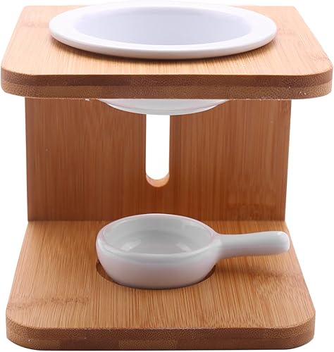 Liseng Porte-bougie en bois en forme de L - Pour - Nail Gallerys