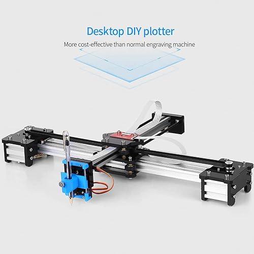 HUIOP Bureau DIY Assemblé XY Traceur Dessin Robot Dessin Peinture Écriture Manuelle Robot 100-240V - Nail Gallerys
