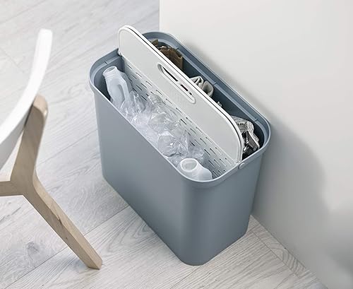 Joseph Joseph 30111 Poubelle de Recyclage 32 litres GoRecycle, Bleu, 32 L - Nail Gallerys