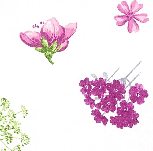 Linnea Drap Plat 280x310 cm 100% Coton Pretty Blanc - Nail Gallerys