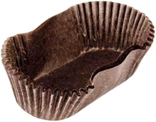 MAQA Lot de 1000 caissettes en papier ovales pour gâteaux et salés, dimensions 3 x 8 x H 2,35 cm/1 - Nail Gallerys