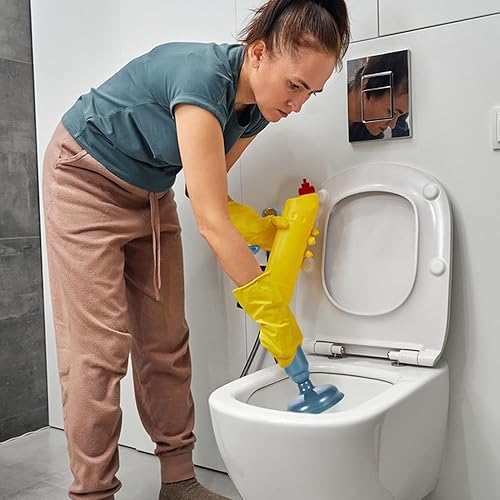 Déboucheur de toilettes - Ventouse sous vide haute pression - Solutions de toilettes obstruées - Outil de débouchage des canalisations - Déboucheur de vidange pour é er - Nail Gallerys