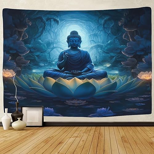 Le Bouddha 3D Effet Tapisserie Art Mural Tapisserie Murales Tapisserie Murale Tissu Pour La DécoSourision De Chambre À Coucher, DécoSourisions Murales, Art Mural, Nappes Tenture Murale 130cmx150cm - Nail Gallerys