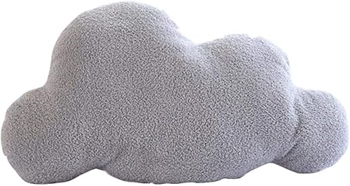 GSDGV Oreiller en Forme de Nuage, Coussin de Repose-Taille Coussin de Canapé Doux, Coussin de Lit Oreiller Décoratif pour Extérieur, Intérieur, Chambre, Bureau, Voiture (Blanc, Taille S) - Nail Gallerys