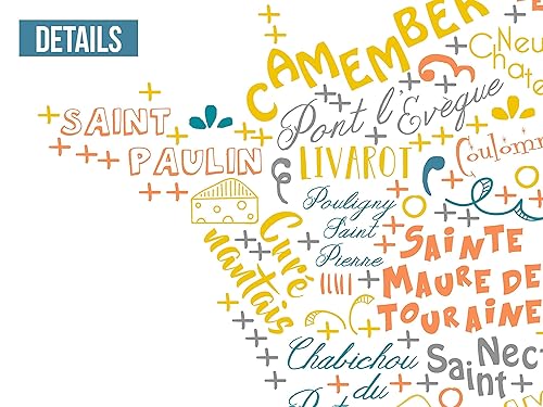 Affiche Carte des vins de France - 42 x 59,4 cm (A2) Vignobles français AOP papier 170g/m2 (Carte des vins de France) - Nail Gallerys