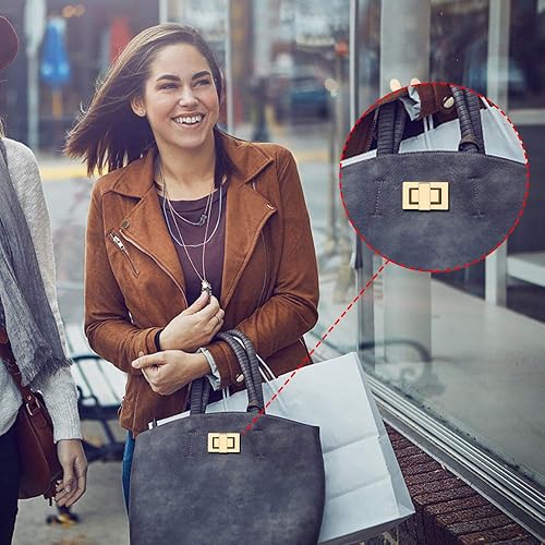 Fermoir Sac, 7 Pcs Attache Fermoirs de Sacs sont Utilisés pour Fabriquer Le Sac/Portefeuille/Sac à Main, Fermoir Sac à Main Utilise Un Design Doré Classique et Élégant/Serrures pour Sacs à Main - Nail Gallerys