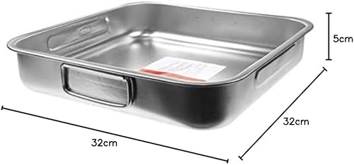 Plat à Four Inox Antia.Ambit 32 X 32 Cm - Nail Gallerys