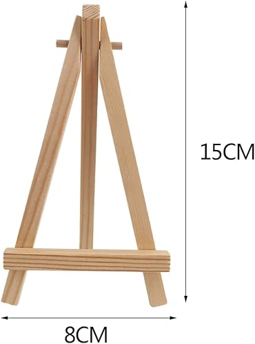 Mini Chevalet,10 Pièces Mini Chevalet D'Affichage Bois Mini Chevalets en Bois Petit Chevalet d'art pour La Décoration de Table de Mariage,Anniversaire,Baptême,Fête - Nail Gallerys