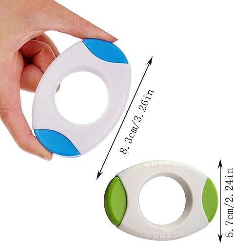 XLKJ 3pcs Coupe-Coquille d'oeuf, Séparateur de Coquille d'oeuf Creative, Ouvreur de Coquilles, Une Bonne Aide pour Cuisine - Nail Gallerys