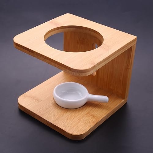 Liseng Porte-bougie en bois en forme de L - Pour - Nail Gallerys