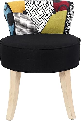 Tabouret Eleonor Patchwork Home Deco Factory - Nail Gallerys