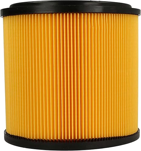 vhbw 3x filtre plissé compatible avec Dexter VOD 1530 SWC 30L, VQ 1420 SFD 20L aspirateur - noir/jaune - Nail Gallerys