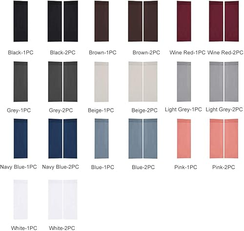 DASNTERED Rideau de porte, rideau de chambre occultant, occultant thermique, rideaux de fenêtre pour porte d'entrée de maison, rideaux à suspendre avec autocollant (gris clair, taille : 1 pièce) - Nail Gallerys