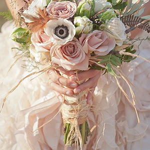 raphia naturel pour décoration de bouquets