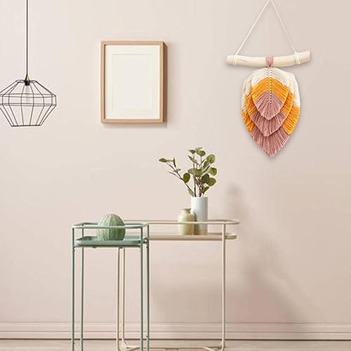 Bibest Macrame Mural Tapisseries Tissé en Macramé Bohème, Tenture Murale Tissee en Macrame Maison Bohemienne Deco - Nail Gallerys