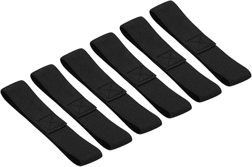 QUARKZMAN 6 Pcs Sangle Élastique Pour Boîte à Lunch, Boîte à Bento pour la Maison, le Bureau, le Camping et les Pique-Niques (Orange) - Nail Gallerys