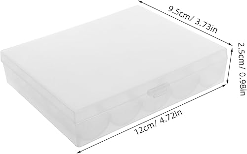 HOMSFOU 2pièces Boîte De Rangement À Bobines Plastique Organisateur De Compartiments Pour Accessoires De Couture De Rangement Pratique Et Élégante Pour Machine À Coudre - Nail Gallerys
