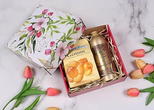 Boîte à fleurs à facettes rose 20x20x8,5 cm (1) - Nail Gallerys