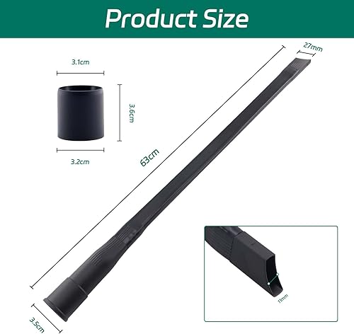 BEASAFY Suceur Plat Flexible 62cm, Suceur Aspirateur Universel, Embout Suceur Flexible Extra Long et Flexible, Accessoires pour Aspirateurs, pour Nettoyer Sous les Meubles Sièges de Voiture - Nail Gallerys