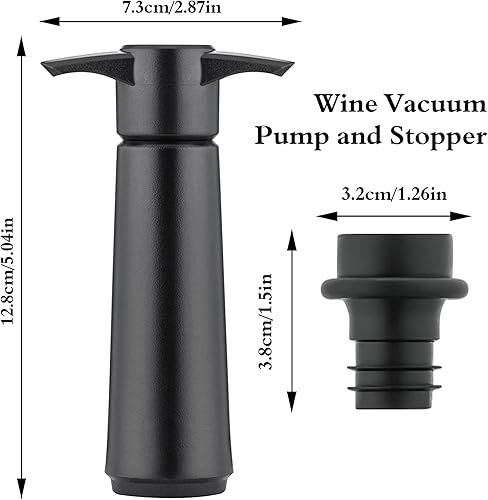 GAESHOW Pompe à Vide Vin avec 20 Bouchons, Bouchon Bouteille Vin, Bouchon de Bouteille de Vin Réutilisable, Accessoires de Vin, pour Garder Vin Frais (C) - Nail Gallerys
