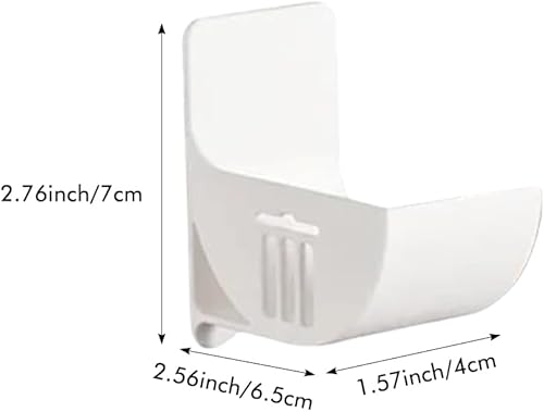 Lot de 4 organisateurs de cuisine non perforés - Boîte de rangement murale autocollante - Pour porte d'armoire - Étagère murale - Distributeur de sac poubelle - Organiseur de cuisine pour film d'étain - Nail Gallerys