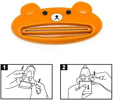 SHOP-STORY - Presse Tube Distributeur de Dentifrice en Forme de Petit Ours Brun - Nail Gallerys