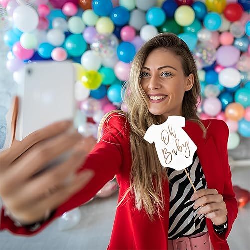 GGUFAY Accessoires De Photobooth, Photomaton Decoration Baby Shower, DéCoration ThèMe Or Rose, Accessoires Photo DéCorations De FêTe Pour Baby - Nail Gallerys