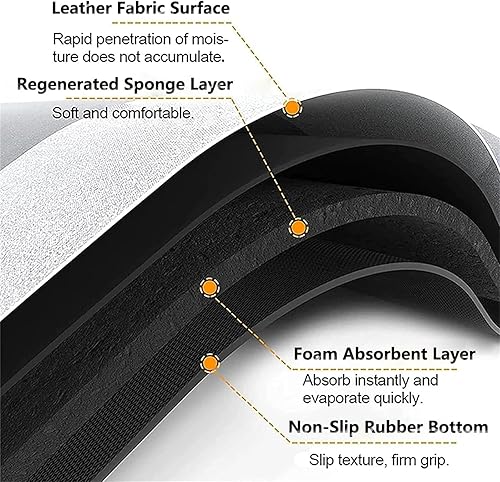 Highdi Absorbant Tapis Cuisine,Tapis Cuisine Devant Evier Style Plantes Fleurs,Tapis Cuisine Antidérapant,Diatomite Tapis de Cuisine,pour Salon Salle de Bain Tapis Couloir (Noir 1,40x120cm) - Nail Gallerys