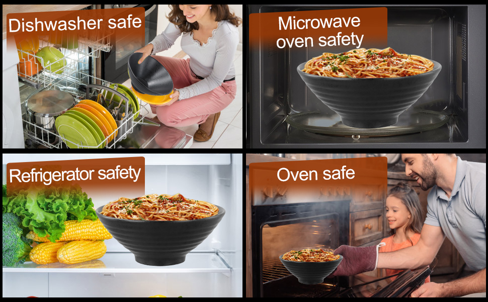 Ensemble De Bols Ramen En Céramique Avec Baguettes Et Cuillère, 2×1000ml Bol à Soupe Ramen