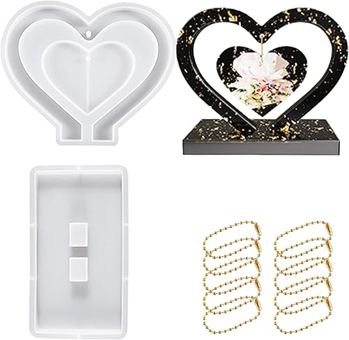 Attuslla Moules en Résine Moule pour Resine Epoxy Moules en Silicone Moulle Resine Epoxy pour La Préservation Des Fleurs, Décorations pour La Maison - Nail Gallerys