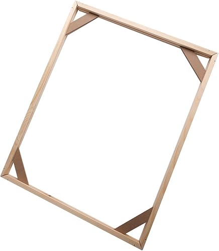 Kit de cadre en bois massif à faire soi-même, pour peinture à l'huile et art mural, cadres d'art en bois, pour peintures sur toile, système d'étirement facile à construire (40 x 50 cm) - Nail Gallerys